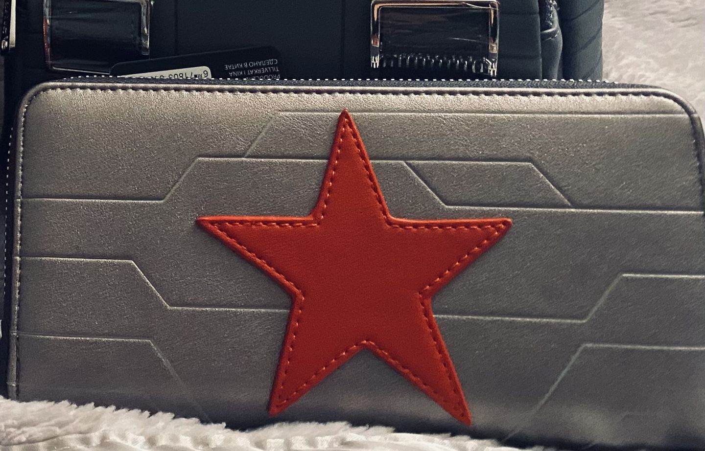 Customer photo review of Marvel Winter Soldier Cosplay Zip-Around Wallet - September Preorder