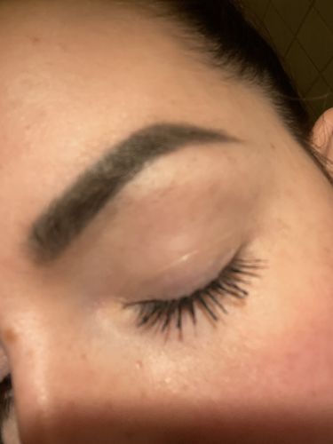 Customer photo review of Wimpernserum Plus
