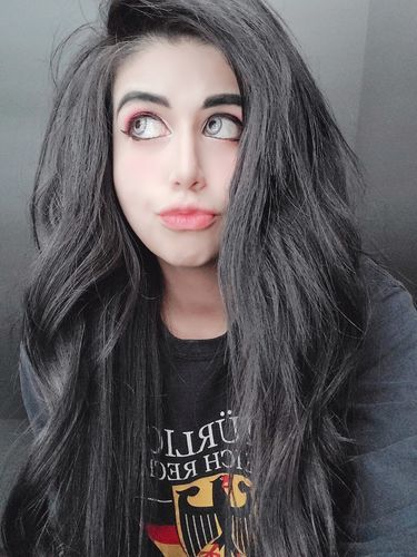Customer photo review of MOJOSEE Glass Ball Grey Colored Contact Lenses