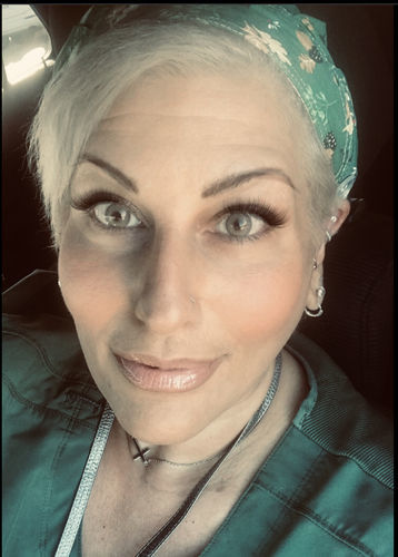 Customer photo review of MOJOSEE Angel Ice Brown Colored Contact Lenses