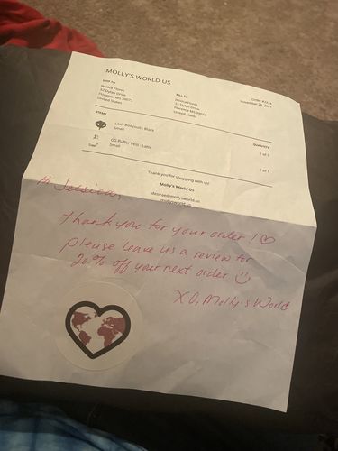 Customer photo review of GG Puffer Vest - Black