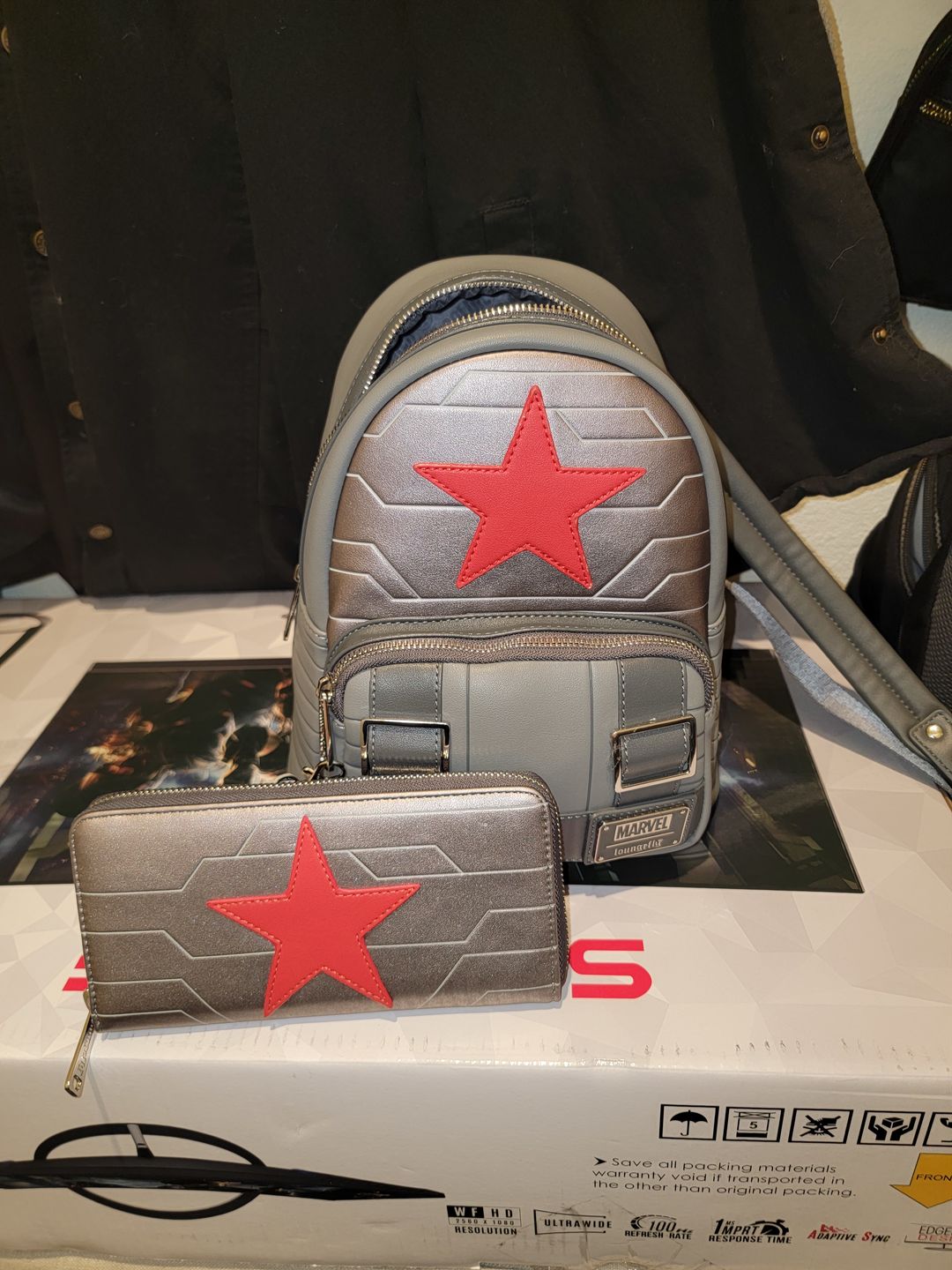 Customer photo review of Marvel Winter Soldier Cosplay Zip-Around Wallet - September Preorder