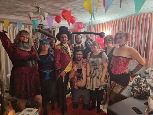 Customer photo review of Circus Murder Mystery Host Your Own Game Kit