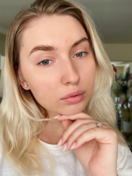 Customer photo review of Brow Lamination Kit