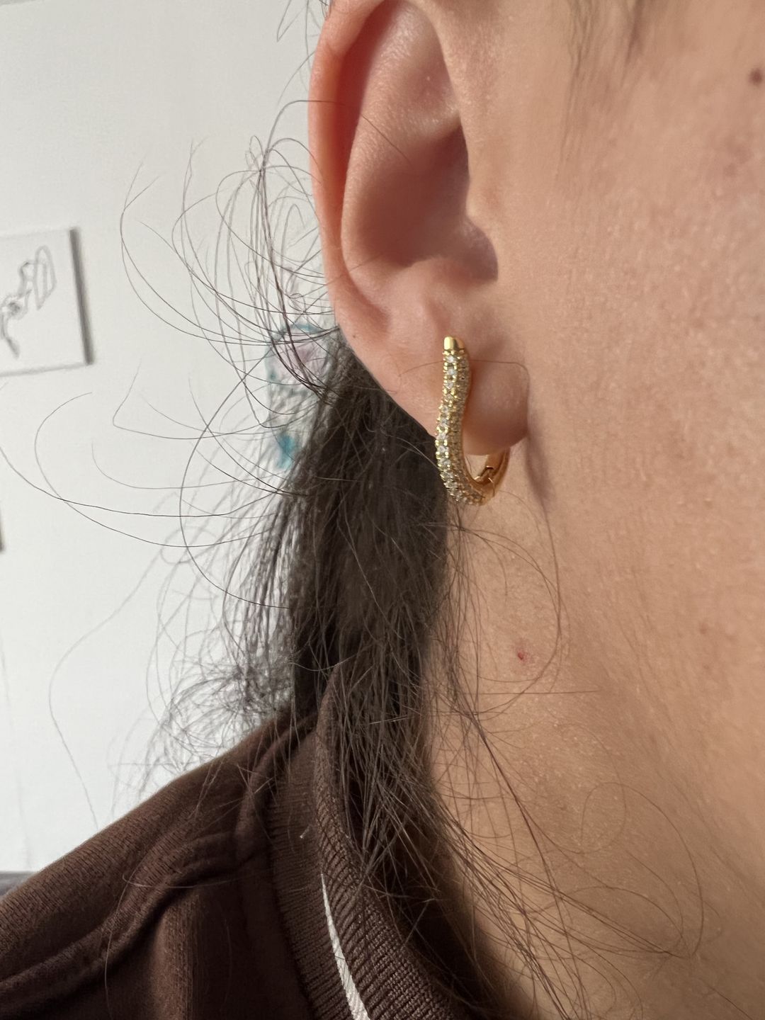 Customer photo review of Aroa Ohrringe | 925 Echtsilber