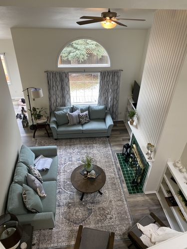 Customer photo review of Distressed Vintage Kendra Ash Area Rug