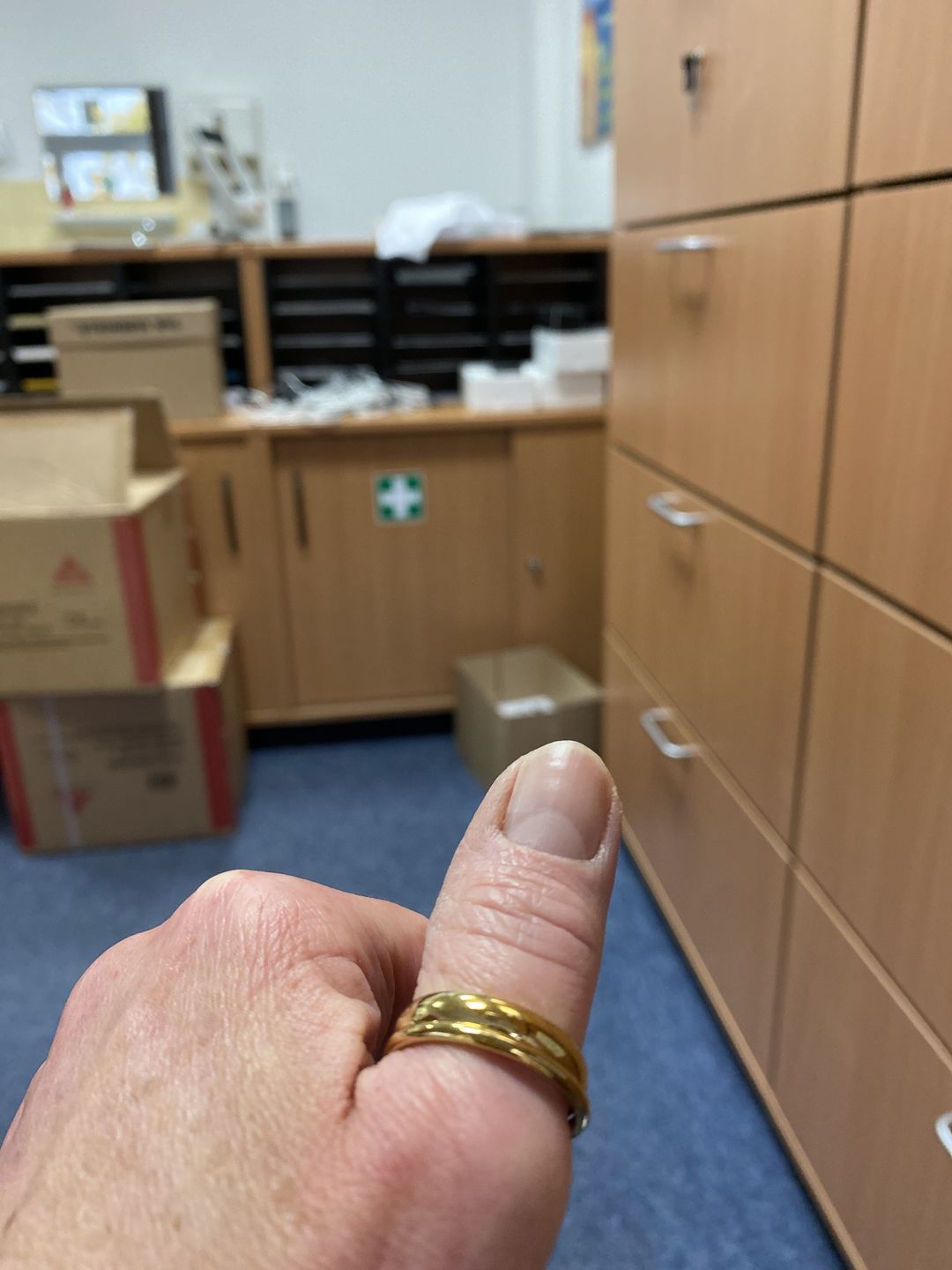 Customer photo review of Lena Ring | 18K vergoldet