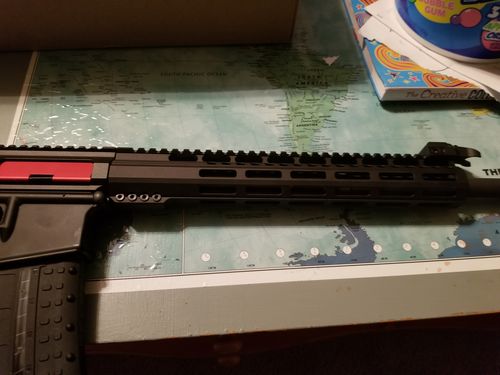 Customer photo review of AR-15 MLOK Slim Light Handguard Full Top Rail - Free Float 7.2" & 10" & 12.5" & 15" & 16.5"