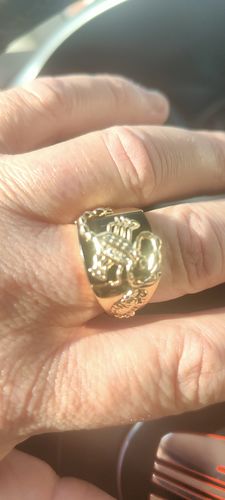 Customer photo review of Chevalière Renia - Scorpion Plaqué or (Homme)