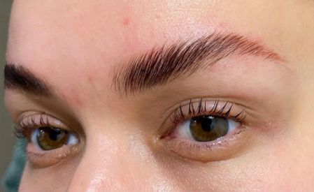 Customer photo review of Brow Lamination Kit