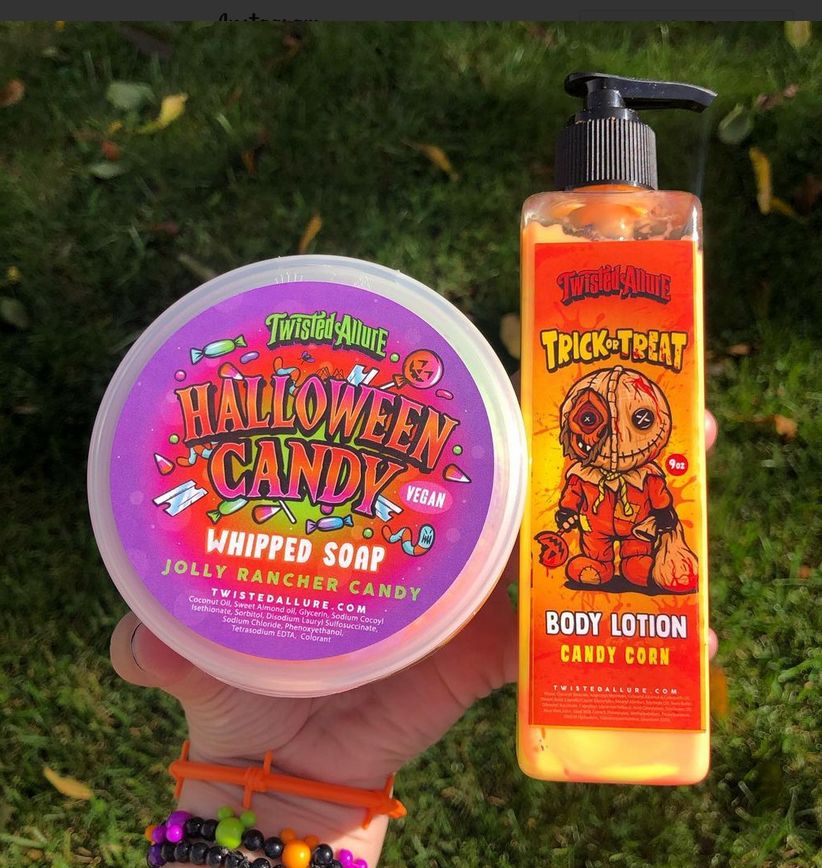 Customer photo review of Halloween Candy Whipped Soap