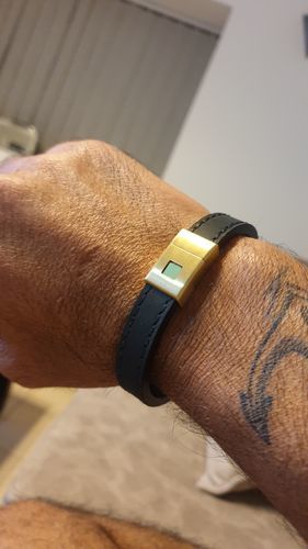 Customer photo review of Gold Stability Bracelet