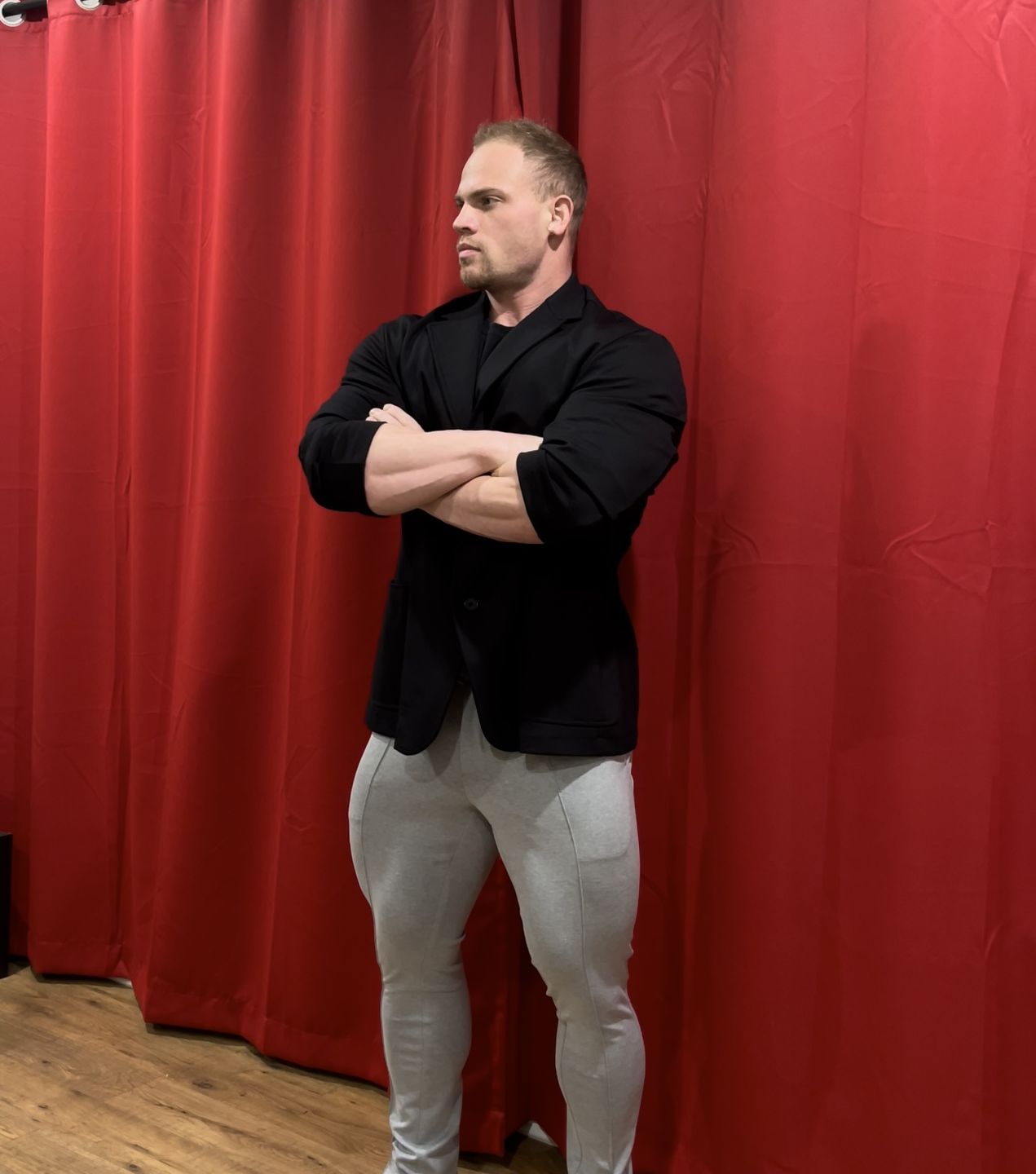 Customer photo review of Flex Slacks (In Stock!)