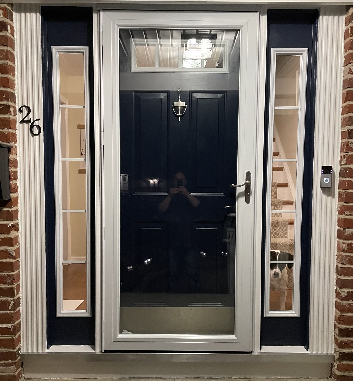 Customer photo review of Grills Between Glass 5 Lite Glass and Frame Kit (Full Sidelite 7" x 64" Glass Size)