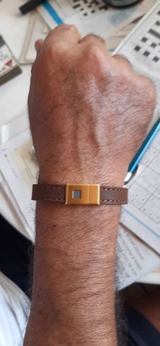 Customer photo review of Gold Stability Bracelet