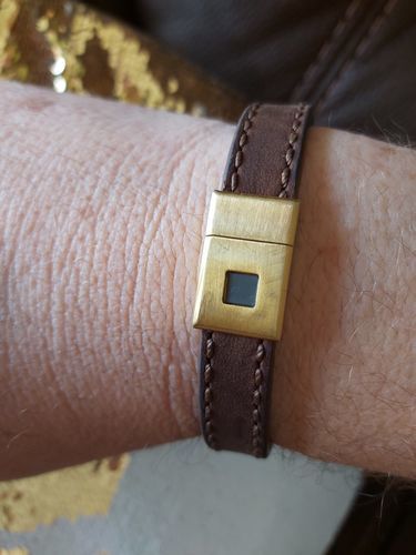 Customer photo review of Gold Stability Bracelet
