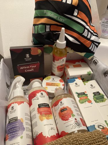 Customer photo review of HOLIDAY LOCS BOX