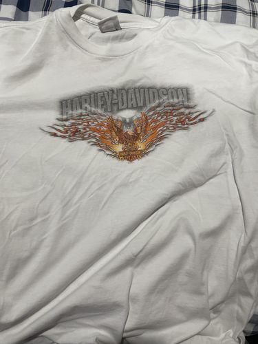 Customer photo review of Harley Davidson Longsleeve T Shirt Size XL