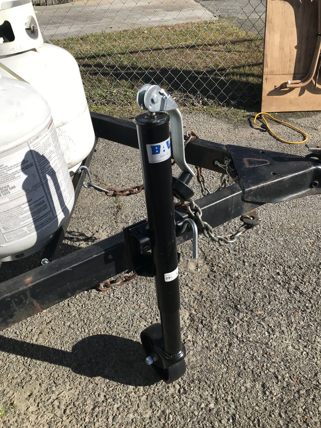 Customer photo review of Swing Down Tongue Jack