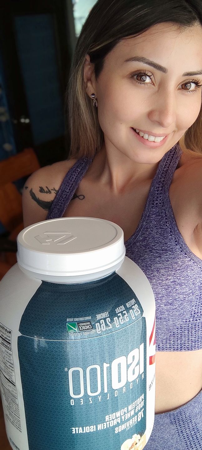 Customer photo review of Dymatize ISO100 Hydrolyzed Proteina Hidrolizada 5 Lb
