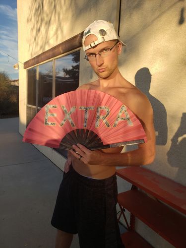 Customer photo review of Extra Hand Fan - UV
