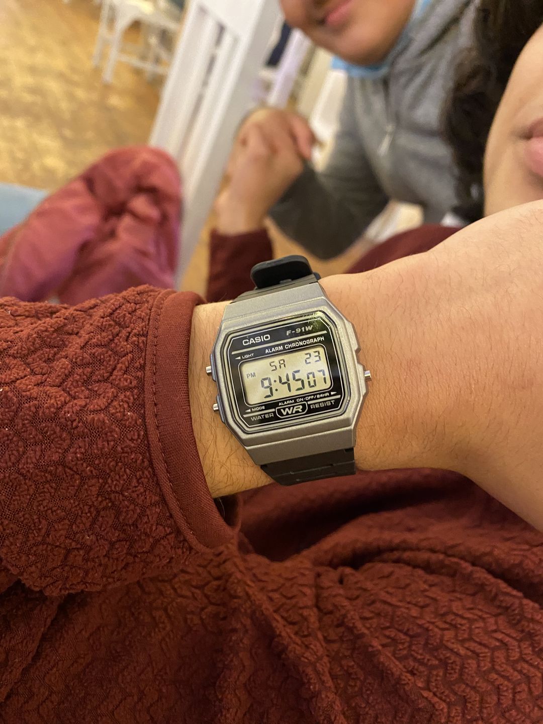 Customer photo review of Reloj Casio Vintage F-91WM-1BDF Gris/Negro