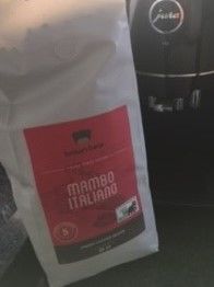 Customer photo review of Brown Bear Mambo Italiano Espresso Coffee, Strength 5, Dark Roast