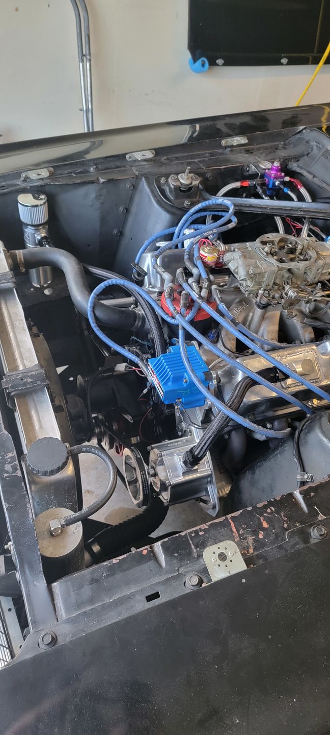 Customer photo review of Motion Raceworks Billet Valve Cover Breather / Oil Drain Billet (Single) 32-120-S