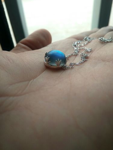 Customer photo review of Aurora Borealis Necklace