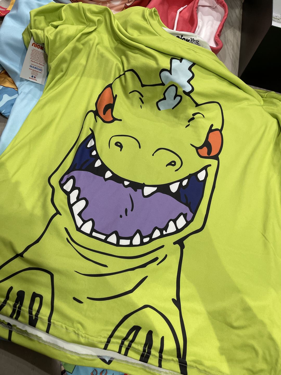 Customer photo review of Playera Pijama Reptar Oficial