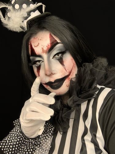 Customer photo review of EYEVOS Zombie Curse Colored Contact Lenses