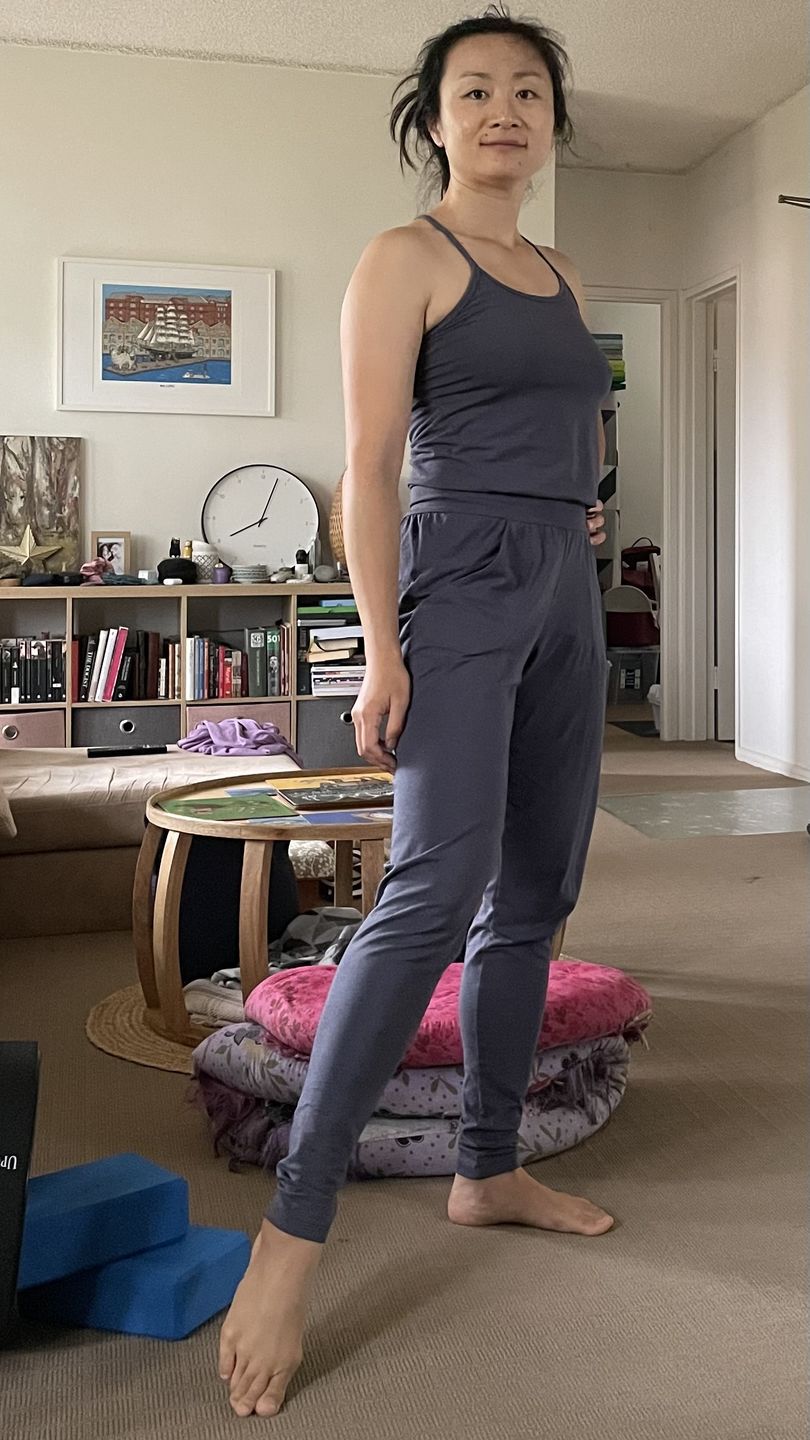 Customer photo review of Long Yoga Jumpsuit