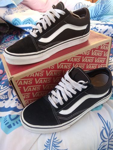 Zapatilla Vans Old Skool Mujer Negro - Blockstore.cl