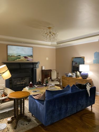 Customer photo review of Modern Semi Flush Cluster Bubble Chandelier