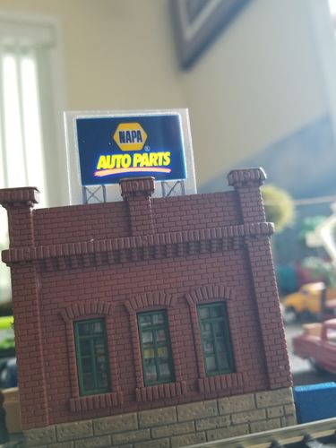 Customer photo review of Miller 8895 NAPA  Window sign