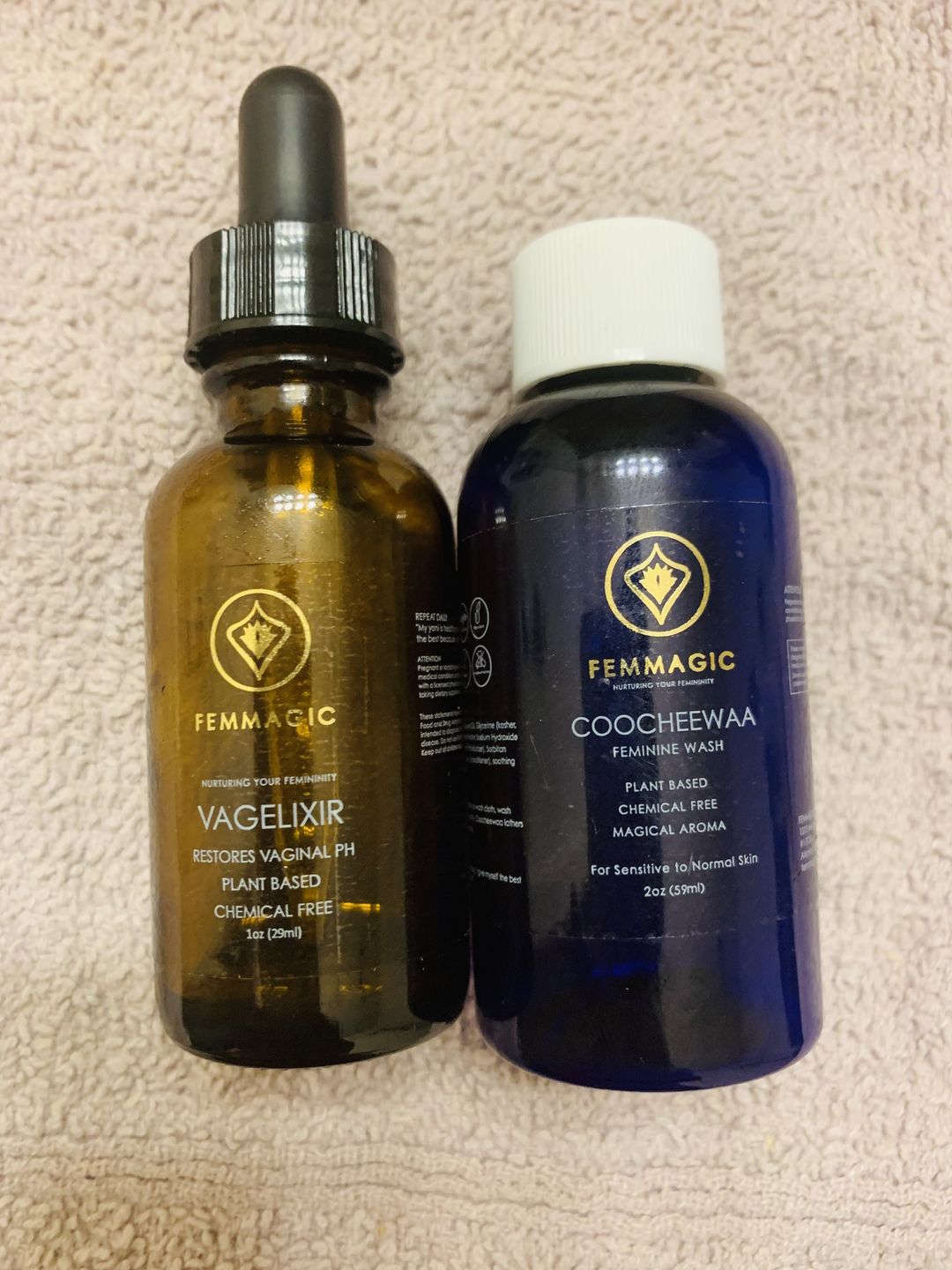 Customer photo review of Coocheewa + Vagelixir Travel Size  - Bundle