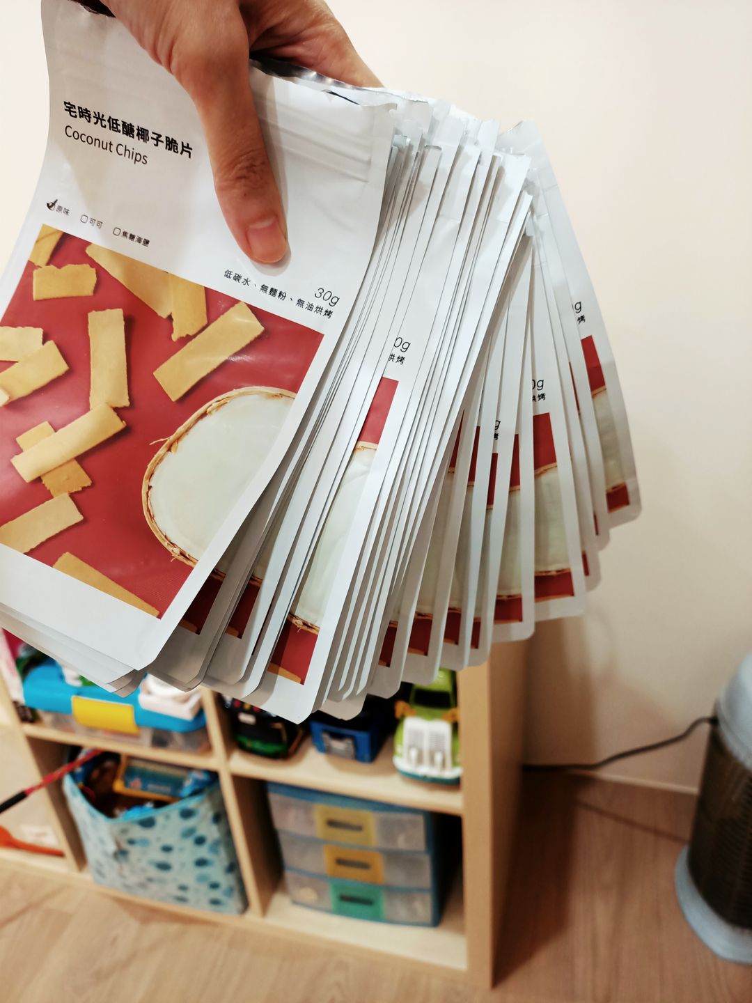 Customer photo review of 低醣原味/可可/焦糖海鹽椰子脆片