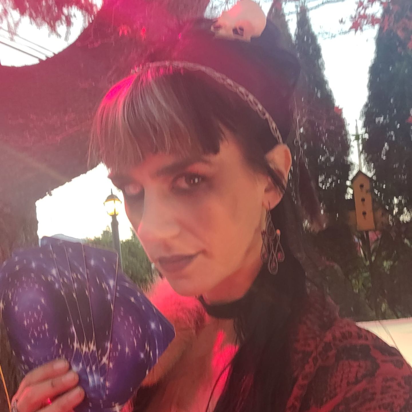 Customer photo review of PRIMAL® Sub Zero - Whiteout contacts for Halloween