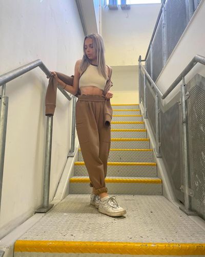 Customer photo review of Contrast Trim Tank Top