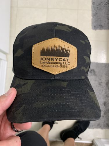 Customer photo review of Richardson 112 Leather Patch Hat