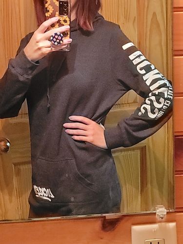 Customer photo review of Luckless Hoodie Dress