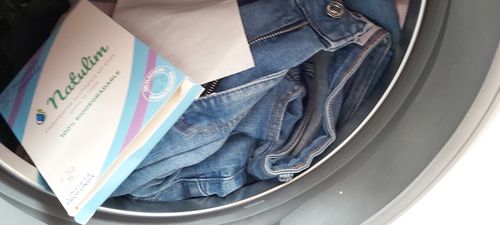 Customer photo review of Eco-Tiras de Detergente 40 lavados Natulim