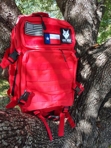 Customer photo review of Embroidery Velcro Texas Patch