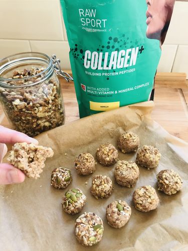 Customer photo review of Collagen + Peptide Protein Powder