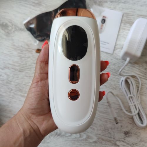 Customer photo review of Smooth Skin IPL Hair Removal Device
