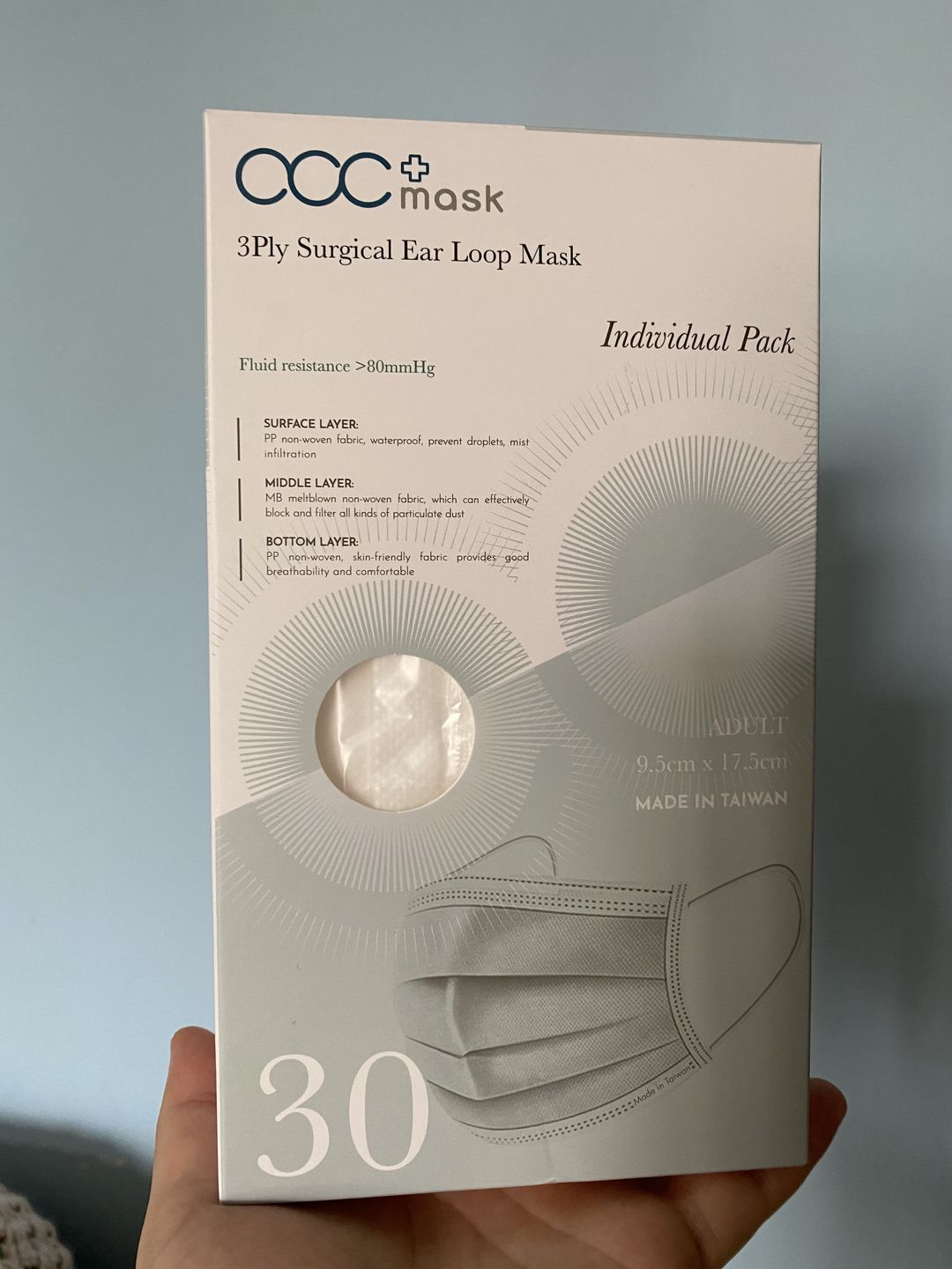 Customer photo review of acc+ 獨立包裝 台灣零號成人口罩