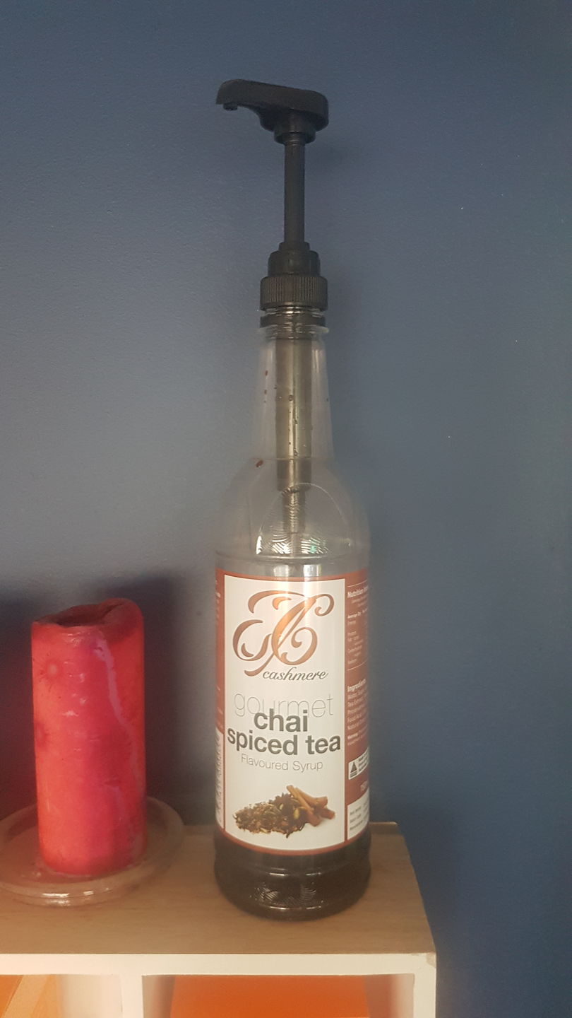 Customer photo review of Spiced Chai Syrup