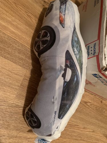 Customer photo review of Create A Custom Car Pillow