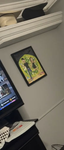 Customer photo review of 'Rick and Morty' Custom Portrait