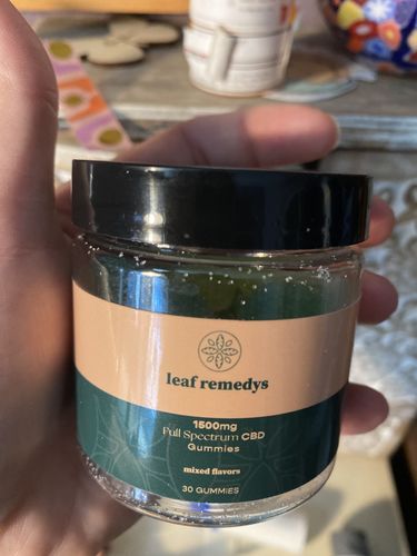 Customer photo review of 1500mg CBD Gummies mixed flavors
